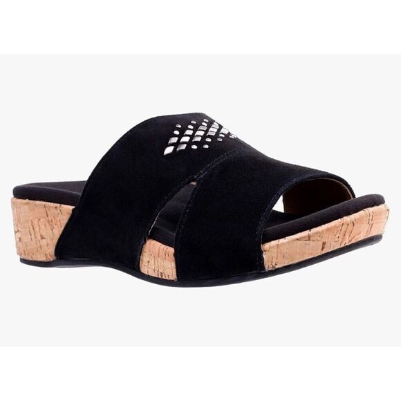 Spenco Women's Passport Wedge Slide Sandal - Picture 1 of 9